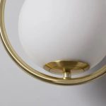 éclairage design pour salon en métal