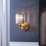 éclairage mural cristal vintage de luxe