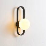 éclairage mural design circulaire pour chambre