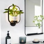 éclairage mural design pour plantes