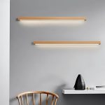 éclairage mural moderne en bois pour intérieur