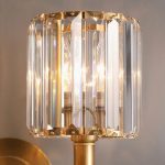 lampadaire vintage en cristal pour salon