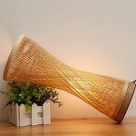 lampe bambou tricoté pour chambre