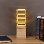 lampe bois pour chevet