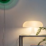 lampe champignon design rétro