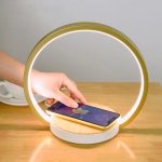 lampe de chevet avec chargement sans fil