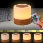 lampe de chevet avec éclairage tactile