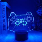 lampe de chevet en forme de personnage geek
