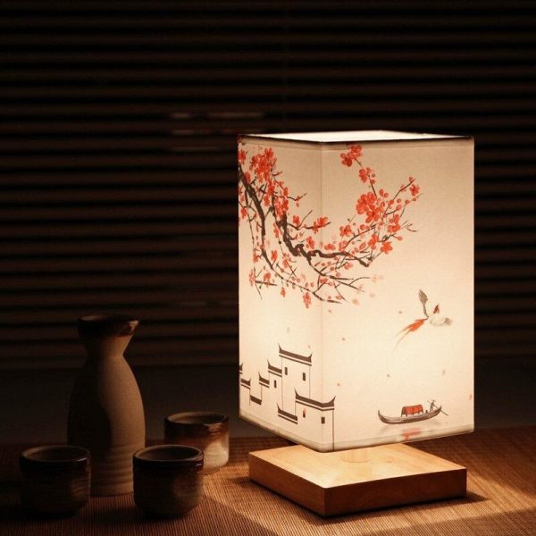 lampe de chevet japonaise scandinave