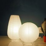 lampe de chevet lanterne papier japonaise