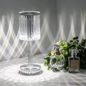 lampe de chevet LED diamant ronde