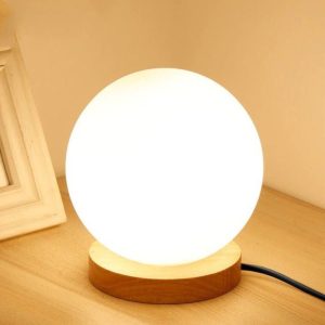 lampe de chevet LED ronde