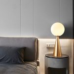 lampe de chevet luxe dorée