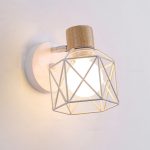 lampe de chevet murale industrielle cage