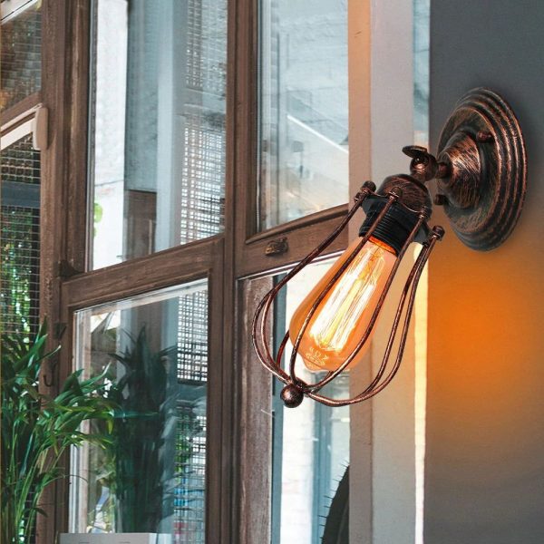 lampe de chevet murale vintage industrielle