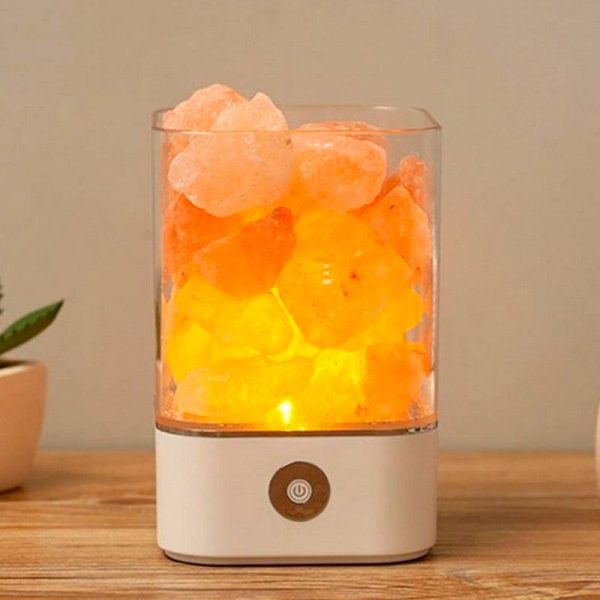 lampe de chevet sel Himalaya