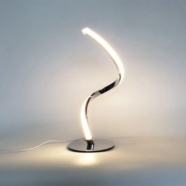 lampe de chevet spirale design