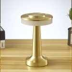 lampe de chevet tactile en forme de soucoupe