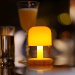 lampe de table design champignon lumineuse