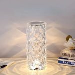 lampe de table en cristal Mantar