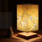 lampe de table japonaise scandinave