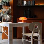 lampe de table moderne en forme de champignon