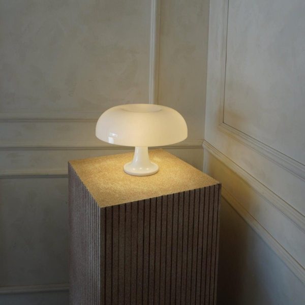 lampe de table nordique en forme de champignon