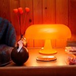lampe de table originale champignon