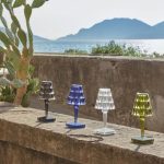 lampe de table sans fil en verre