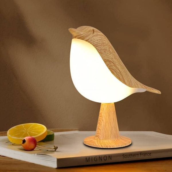 lampe de table tactile oiseau poétique