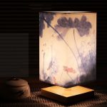 lampe en bois scandinave japonaise