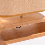 lampe en bois style nordique