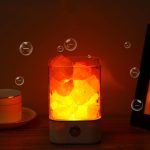 lampe en cristal de sel Himalaya