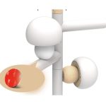 lampe enfant champignon avec magnet