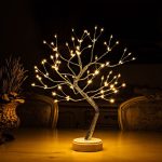 Lampe décorative arbre lumineux ambiance féérique
