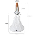 lampe fusée pour chambre d'enfant
