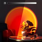lampe LED coucher de soleil