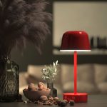 lampe LED portable au design rétro