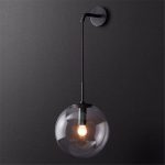 lampe murale en verre pour chevet