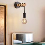 lampe murale noire style industriel