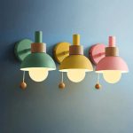 lampe murale pastel design