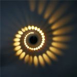 lampe murale spirale design