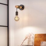 lampe noire design industriel pour chevet