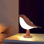 lampe oiseau poétique lumineuse