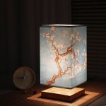 lampe scandinave en bois japonais