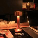 lampe tactile d'or pour bureau