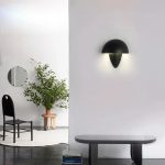 luminaire intérieur extérieur noir et blanc