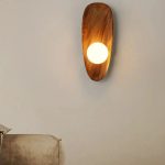 luminaire mural en bois design