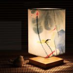 luminaire scandinave en style japonais