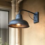luminaire vintage extérieur en fer noir